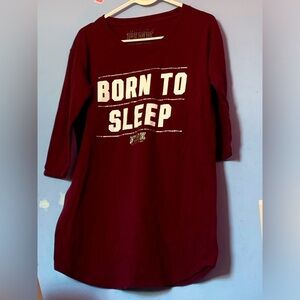PINK Victoria Secret Burgundy Sleepshirt​​